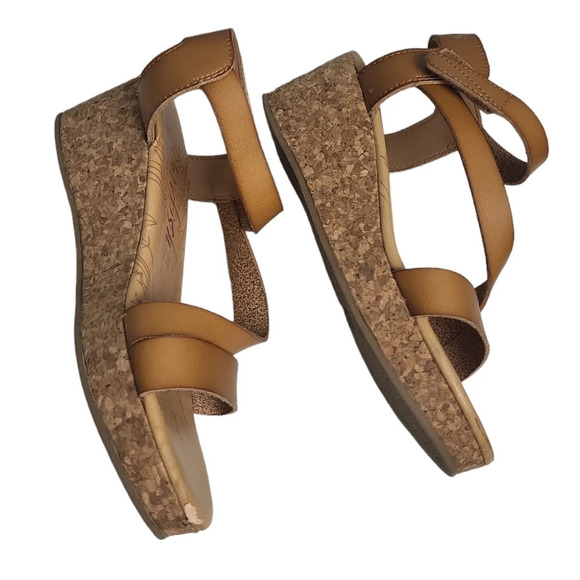 Blowfish Malbu Girls Lover Rope Wedge Sandals - Tan - Picture 4 of 8